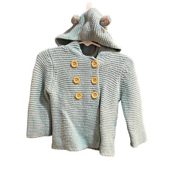 Mini Boden Other - Baby Boden Blue Wool Blend Cardigan, GUC (minor pilling), Sz  6-12mo (AA)
